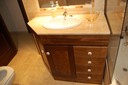 Mueble baño con chaflán
