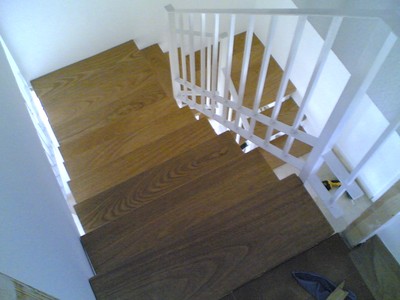 Escalera de iroko 1